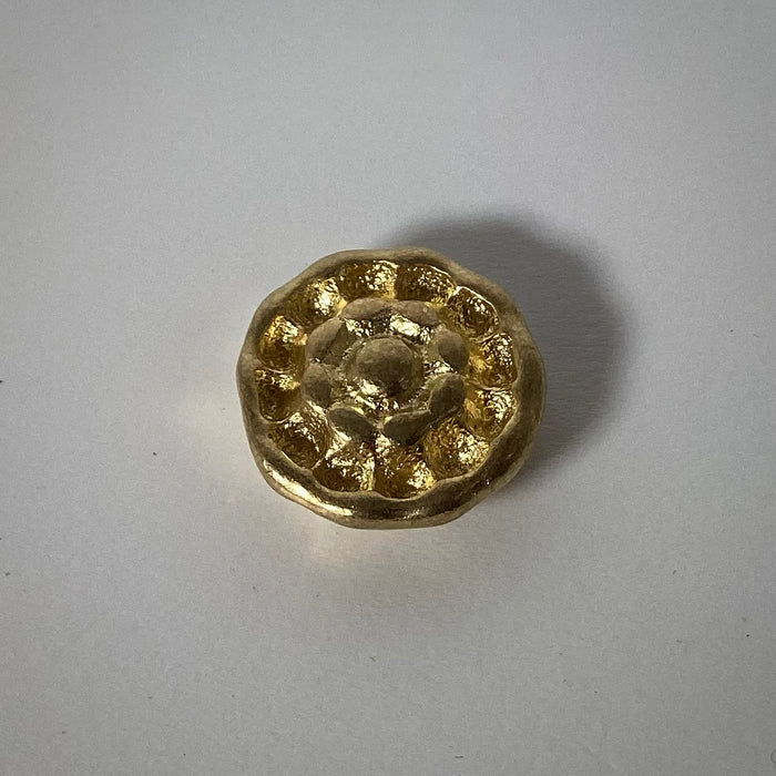3/4 inch Solid Brass Rosette 1/8 IP Female Tap Light Fixture Part - Vintporium Architectural Salvage