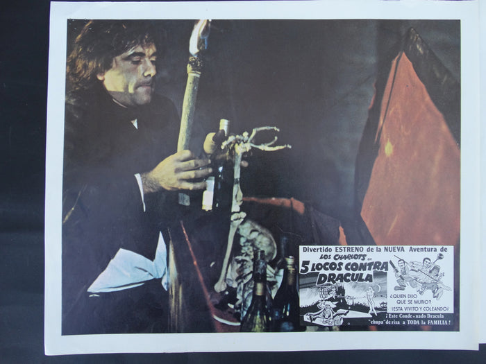 5 Locos Contra Dracula (Les Charlots Contre Dracula 1980) 4 Lobby Cards