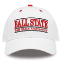 Ball State Cardinals Bookstore Snapback - White, product view