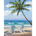 Beach & Coconut Diamond Painting Kit - DIY