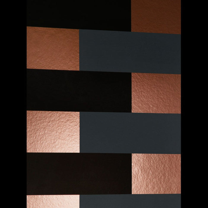 Block Copper Burnish Wallcovering