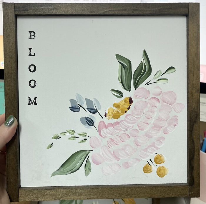 Bloom Floral Sign