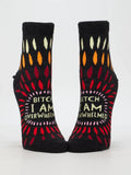 "B*tch, I Am Overwhelmed" Funny Women's Ankle Socks