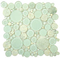 Bella Glass Tiles Bubble Series Random Circles Moonstone BFS-401