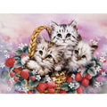 Cat In The Basket Diamond Painting Kit - DIY
