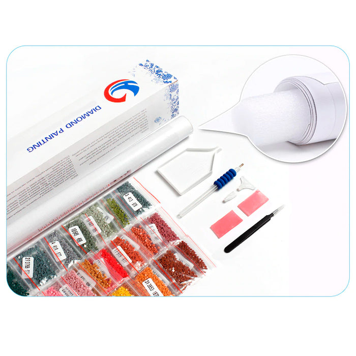 Christmas Cat Diamond Painting Kit - DIY