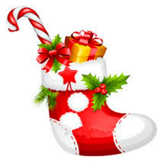 Christmas Gift Sox Diamond Painting Kit - DIY