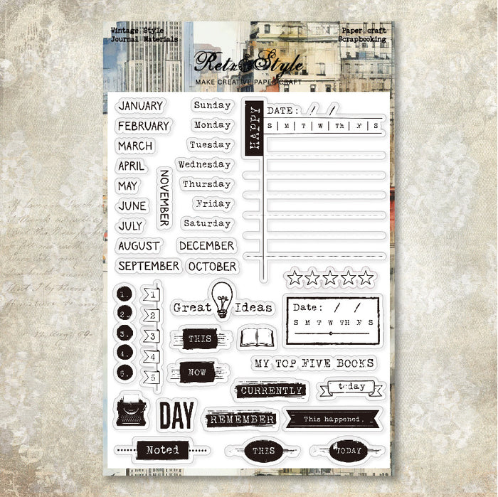 Clear Silicone Stamp Set STM576