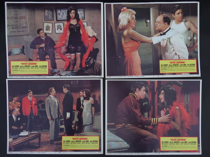 ENTER LAUGHING 1967 - set of 4 Lobby Cards #1