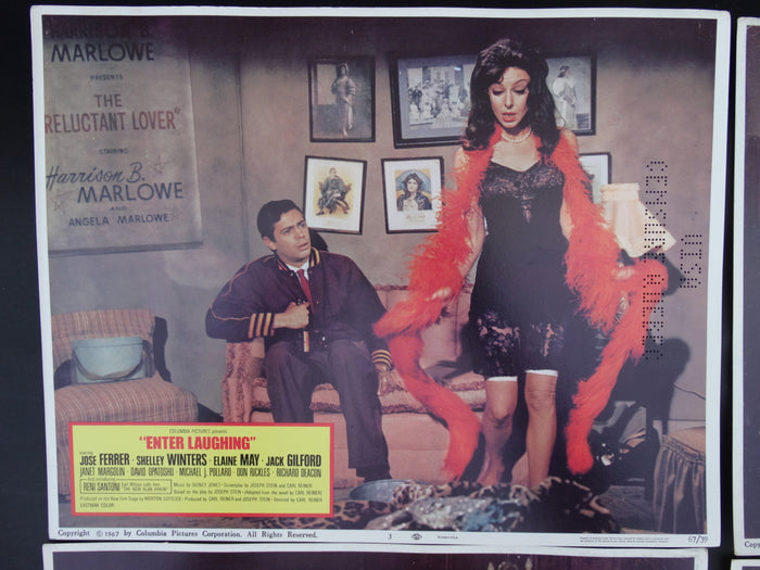 ENTER LAUGHING 1967 - set of 4 Lobby Cards #1
