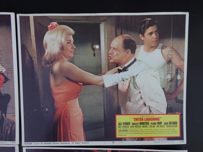 ENTER LAUGHING 1967 - set of 4 Lobby Cards #1