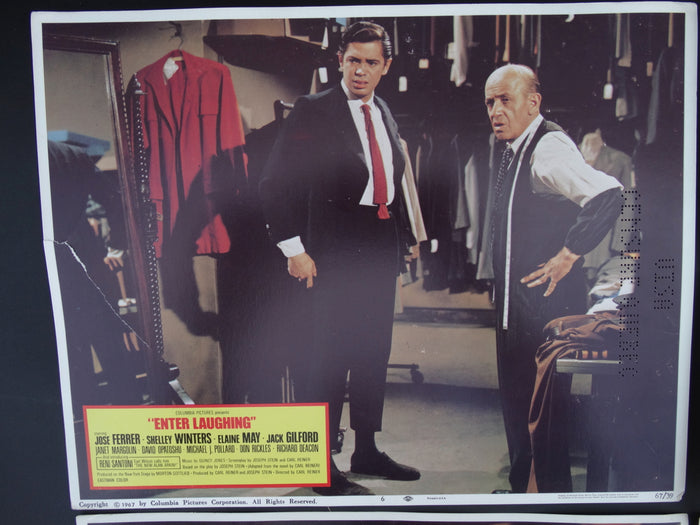 ENTER LAUGHING 1967 - set of 4 Lobby Cards #2