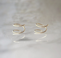 Faux Double Hoops