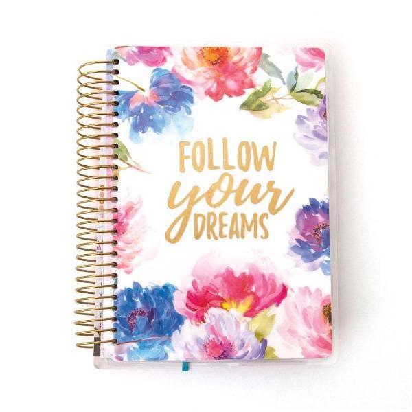 "Follow Your Dreams" 12 Month Undated Planner