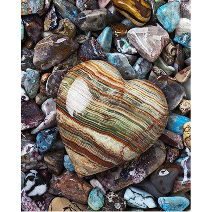 Heart Shaped Diamond Painting Kit - DIY