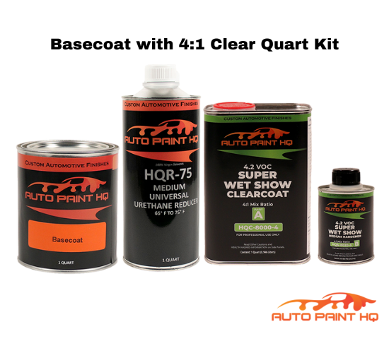 Honda BG50M Havasu Blue Basecoat Clearcoat Quart Complete Paint Kit