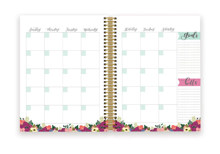 "Hustle & Heart" 12 Month Undated Planner