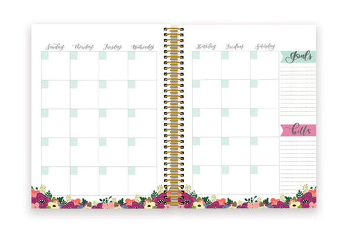 "Hustle & Heart" 12 Month Undated Planner