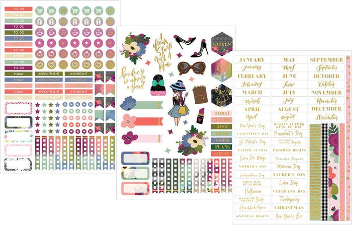 "Hustle & Heart" 12 Month Undated Planner