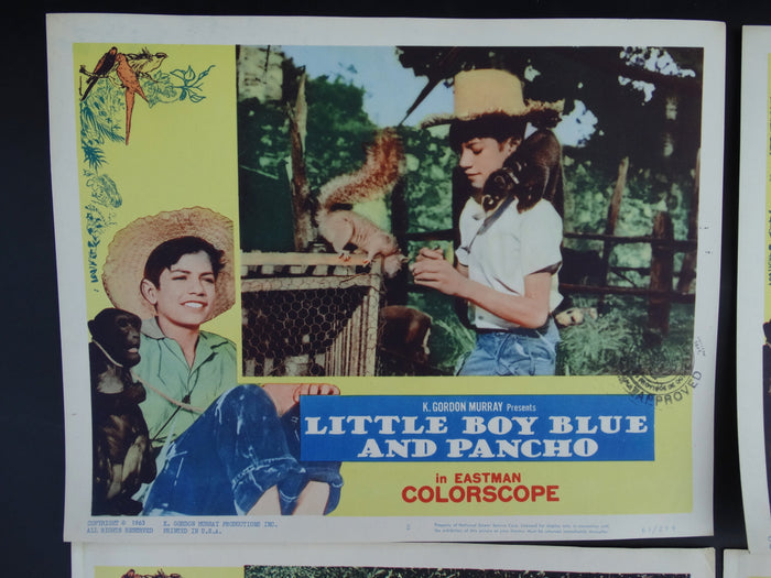 LITTLE BOY BLUE AND PANCHO  1963- Set of 4 lobby cards
