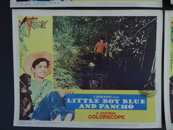 LITTLE BOY BLUE AND PANCHO  1963- Set of 4 lobby cards