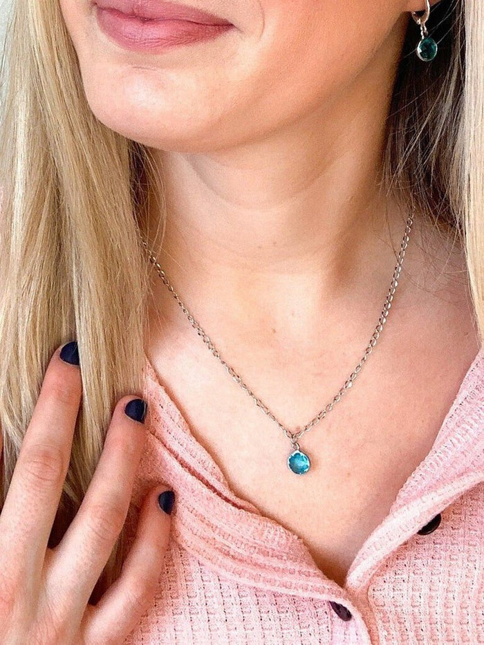 March Birthstone Necklace