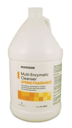Mckesson 53-28502 Multi-Enzymatic Instrument Detergent. Case of 4