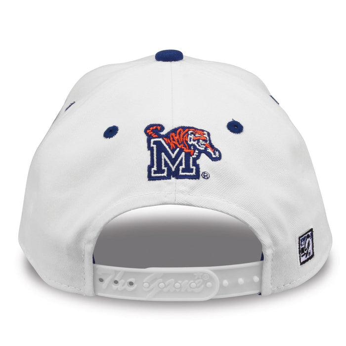 Memphis Tigers Bookstore Snapback - White, alternate view 1