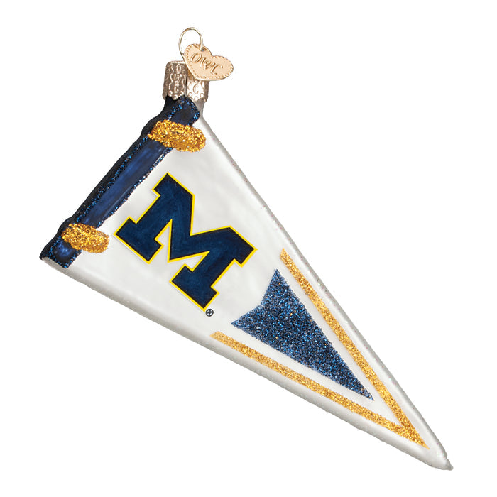 Michigan Pennant Ornament