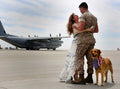 Military Wife And Dog Diamond Painting Kit - DIY