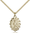 Miraculous medal 60402, Gold Filled