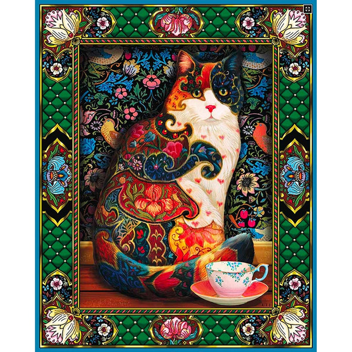 Mosaic Cat Diamond Painting Kit - DIY