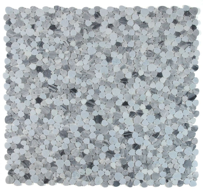 NB3672 Sliced Pebble Cliff Marble Mosaic 9 sheets together
