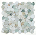NB3912 Sliced Pebble Spring Marble Mosaic Tile