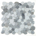 NB678 Sliced Pebble Dusk Marble Mosaic Tile