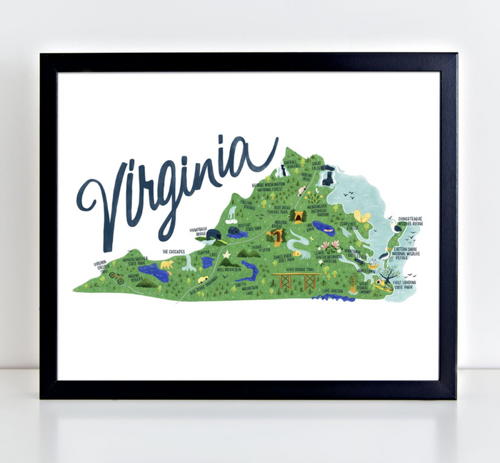 Outdoors in Virginia Print