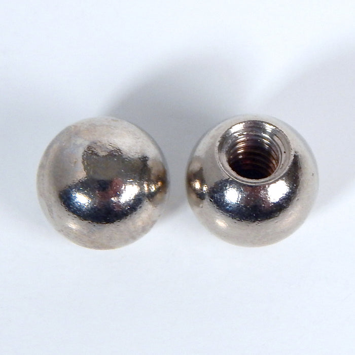 Pair of Solid Brass Round 8/32 Thumbnuts for Lighting Repair - Vintporium Architectural Salvage
