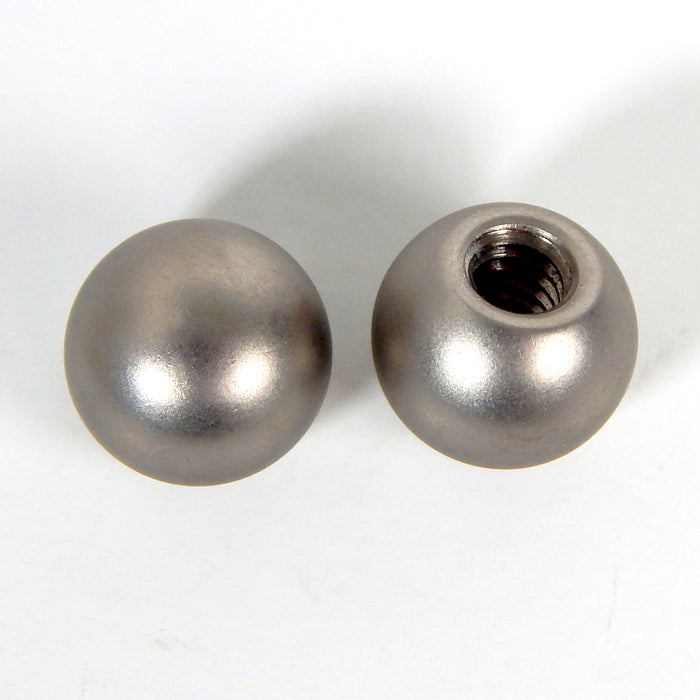 Pair of Solid Brass Round 8/32 Thumbnuts for Lighting Repair - Vintporium Architectural Salvage