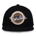 Purdue Boilermakers Retro Circle Snapback - Black, front view