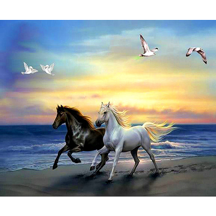 Run The Horse Diamond Painting Kit - DIY
