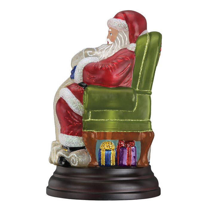 Santa Checking His List Light