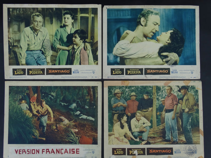 SANTIAGO 1956 - set of 4 Lobby Cards #2