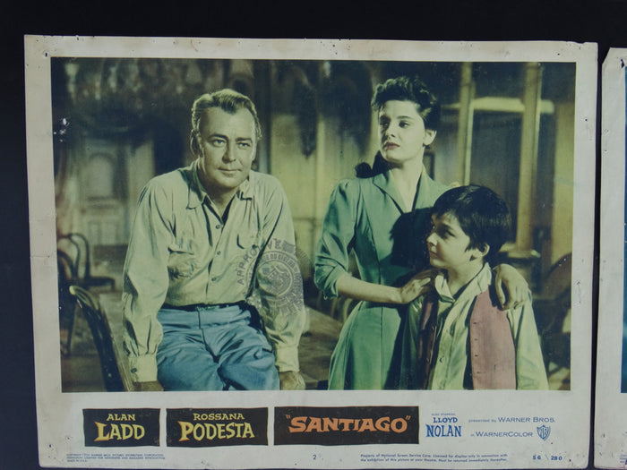 SANTIAGO 1956 - set of 4 Lobby Cards #2