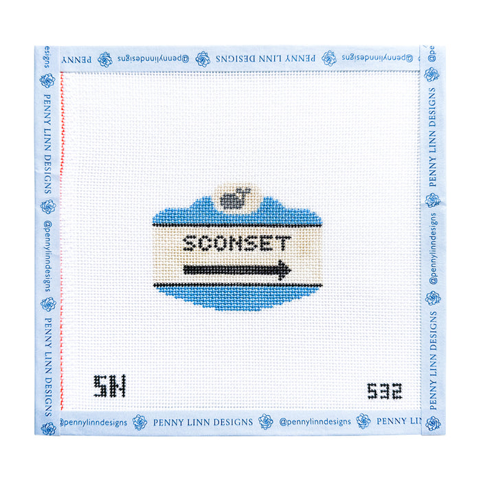 Sconset Sign Ornament