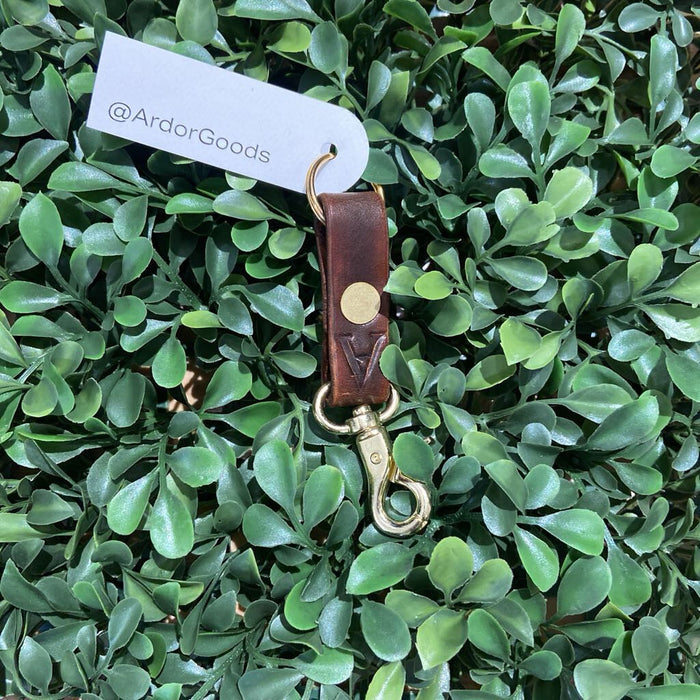 Small Leather Keychain