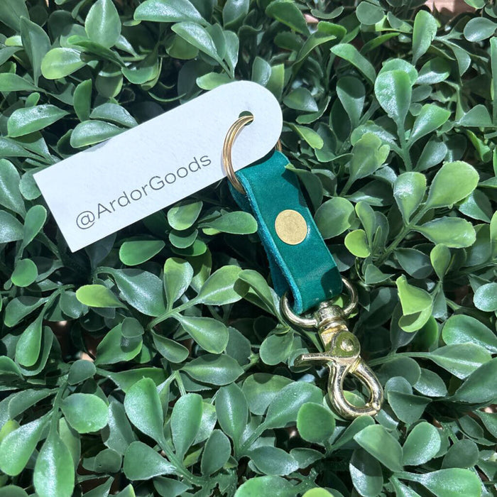 Small Leather Keychain