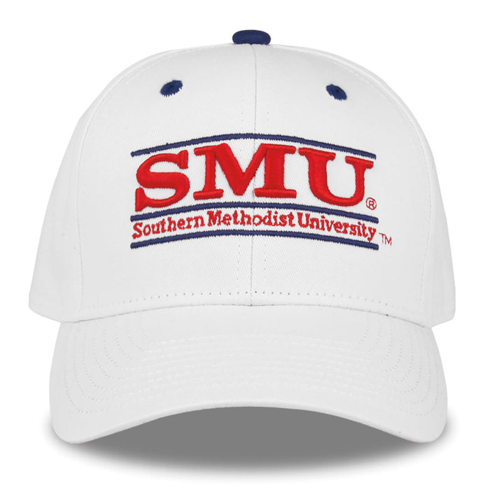 SMU Mustangs Bookstore Snapback - White, product view