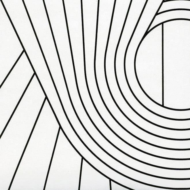 Spiral Black White Wallcovering