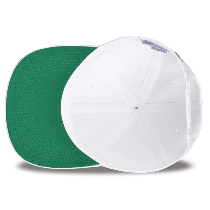 Stanford Cardinal Retro Circle Snapback - White, alternate view 3