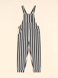 Swoveralls - Black/White Stripes